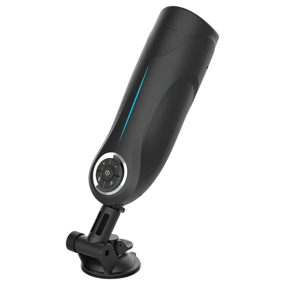 JamyJob - fel-le mozgó, rezgő maszturbátor (fekete)