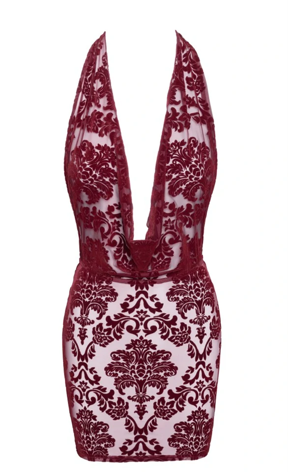 Kink Royal cascade mini dress M