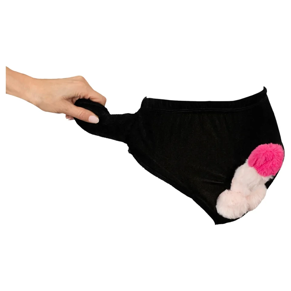 Pumpás péniszes alsó (fekete)