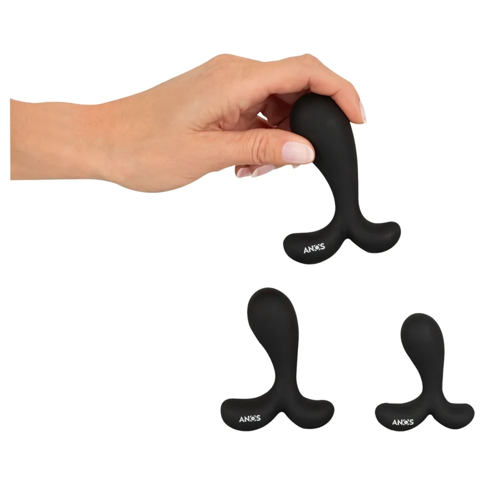 ANOS - anál tréning plug szett (fekete)