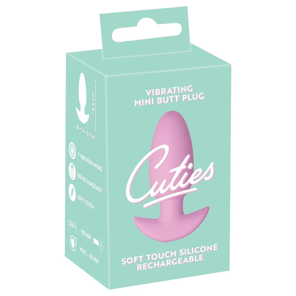 Cuties Mini - vibrációs anál plug (pink)