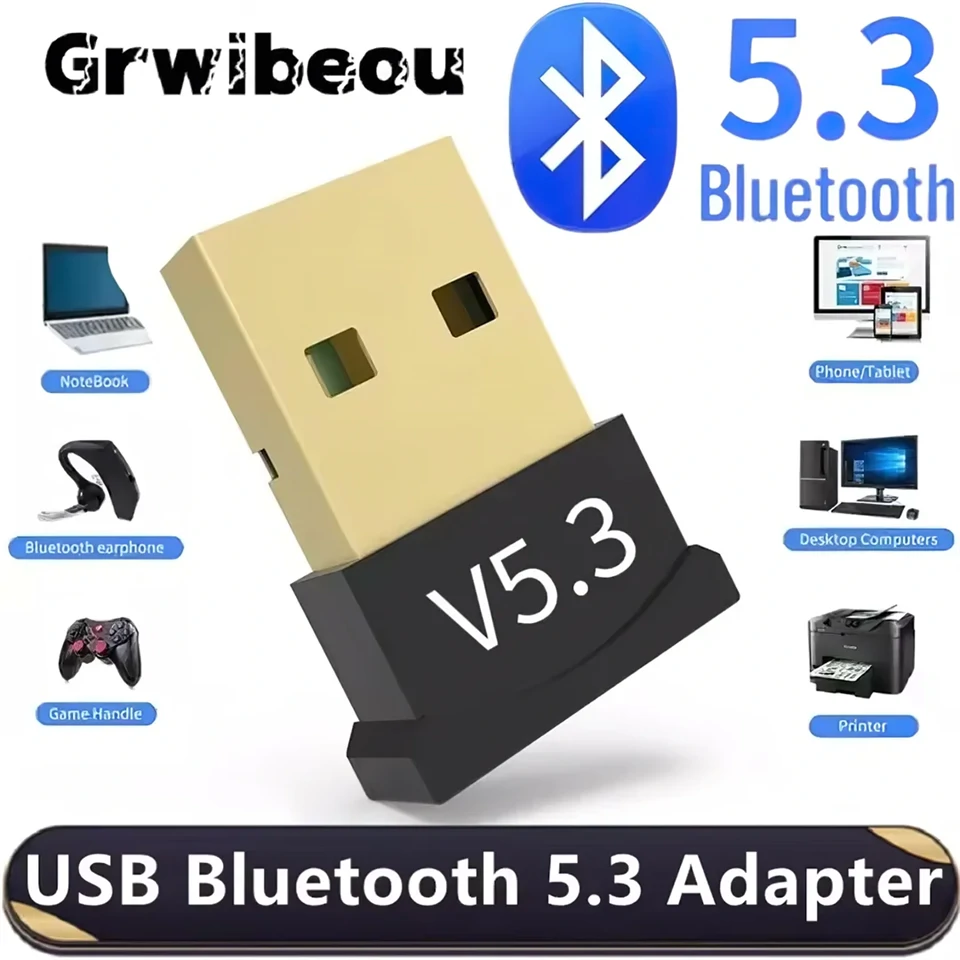 Bluetooth 5.3 USB adapter 6 eszközig