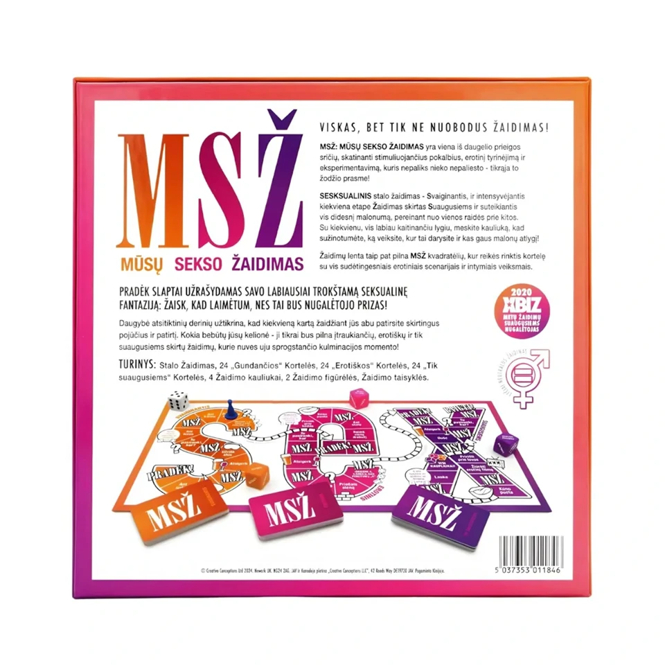 AVK:Adsz Vagy Kapsz - felnőtt szex társasjáték (litván nyelven)