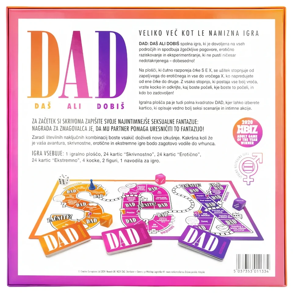 AVK: Adsz Vagy Kapsz - felnőtt szex társasjáték (szlovén nyelven)