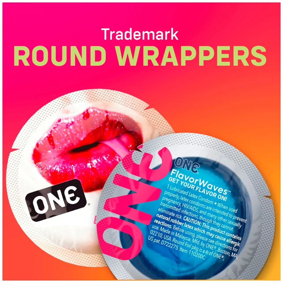 ONE Flavor Waves - ízesített óvszer - vegyes