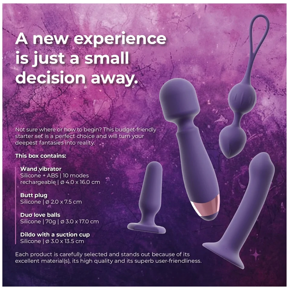 Magic Shiver Feminine - szexkészlet nőknek (4 részes)