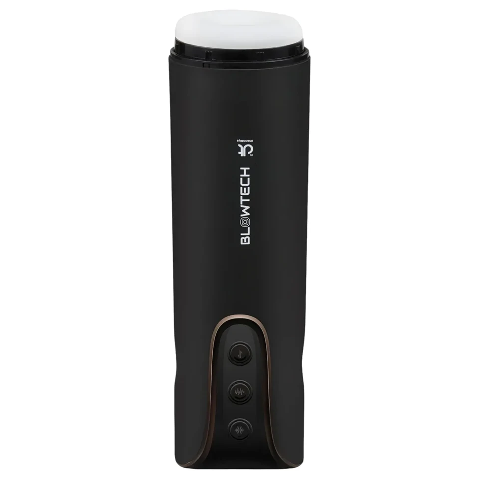 Dreamtoys Blowtech Tight Grip - rezgő maszturbátor (fekete)