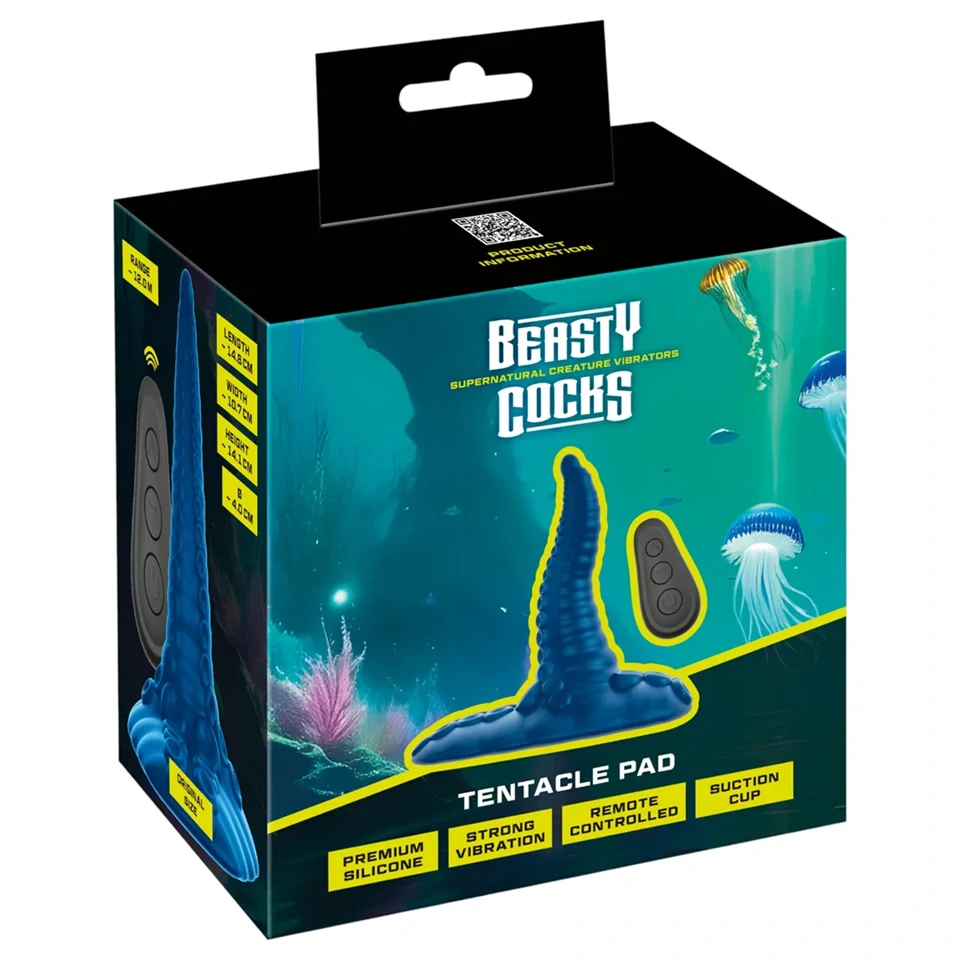 Beasty Cocks - polipkar G-pont párna vibrátor (kék)
