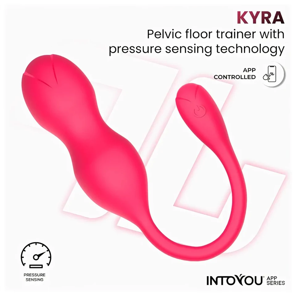 INTOYOU Kyra Pelvic - okos, vibrációs kegel duo (pink)
