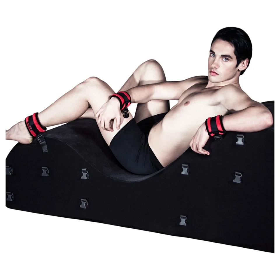 Liberator Black Label Esse - variálható 3 részes szex szófa (fekete)