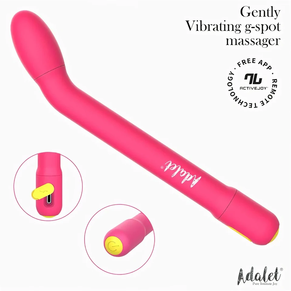 Adalet Gently - okos G-pont és prosztata vibrátor (pink)