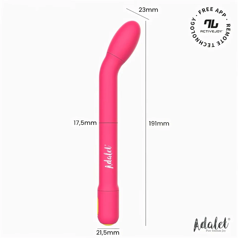 Adalet Gently - okos G-pont és prosztata vibrátor (pink)