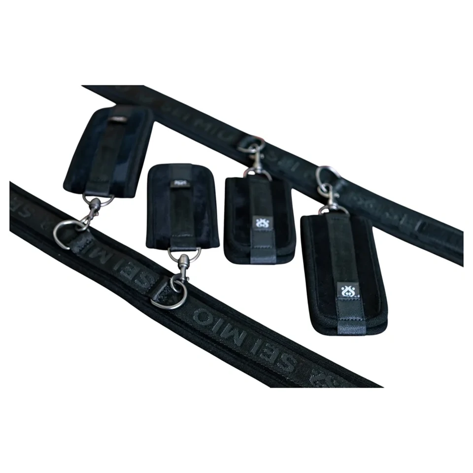 Sei Mio - comb-, csukló- és bokabilincs (fekete)