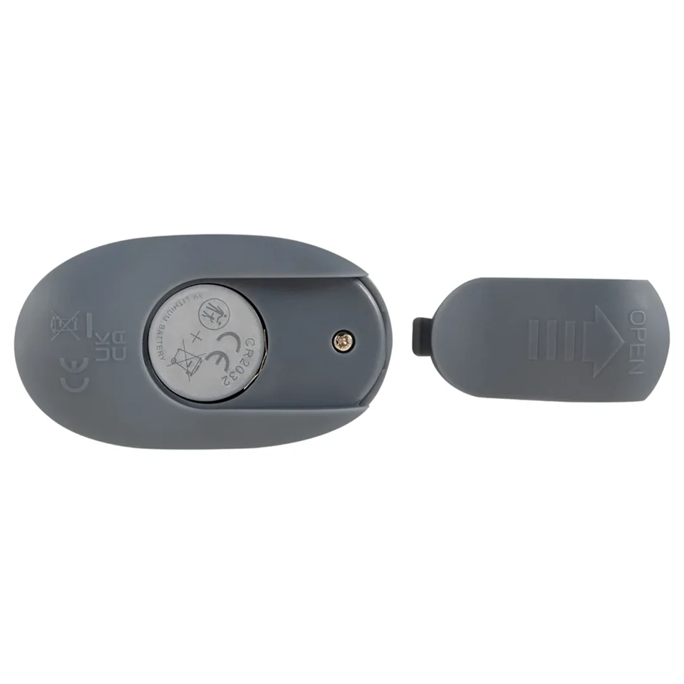 Beau Coeur Vylor - pénisz-és heregyűrű csiklóizgatóval (szürke)