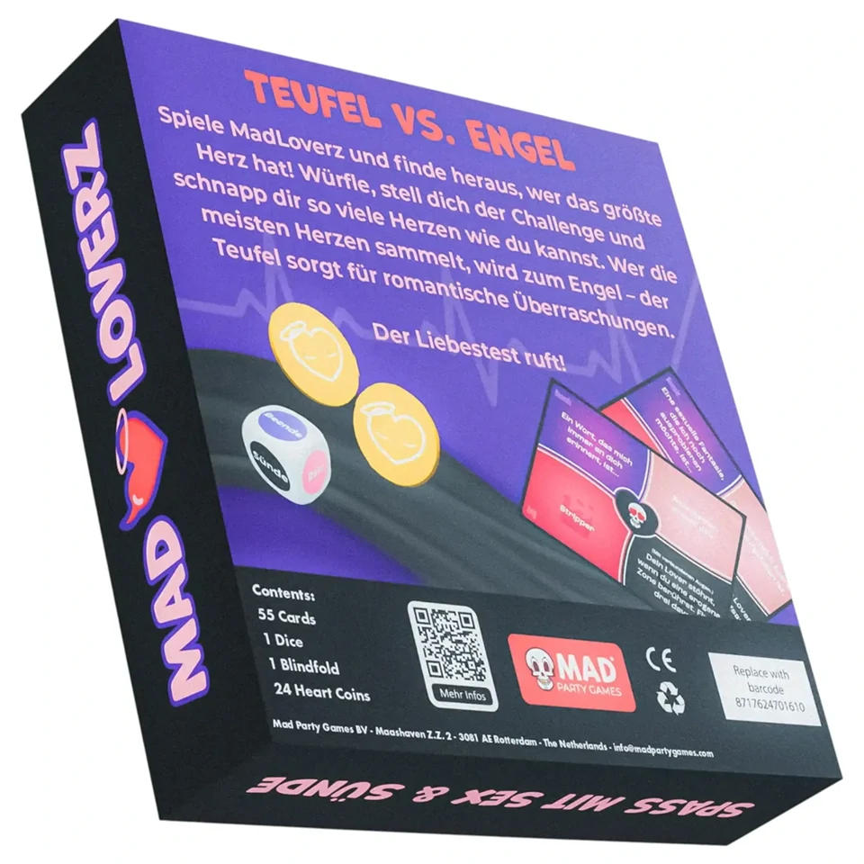 MadLoverz - erotikus társasjáték német nyelven