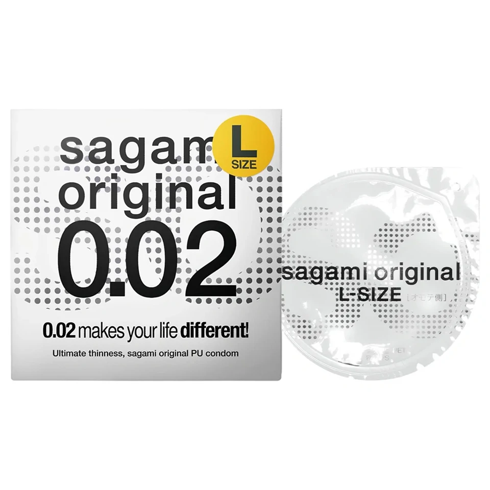 Sagami Original 0,02 L - óvszer - 58mm