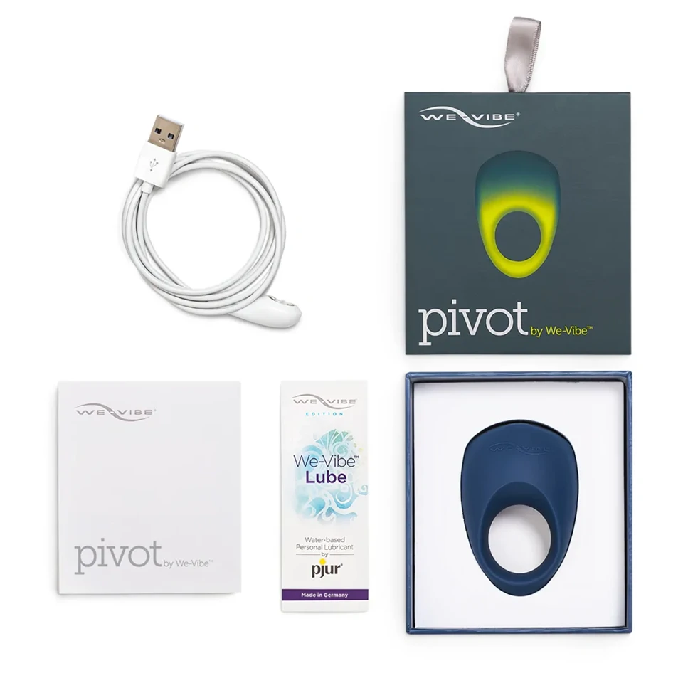 We-Vibe Pivot 2 - okos vibrációs péniszgyűrű (kék)