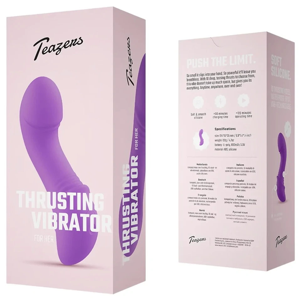Teazers - mini lökővibrátor (lila)