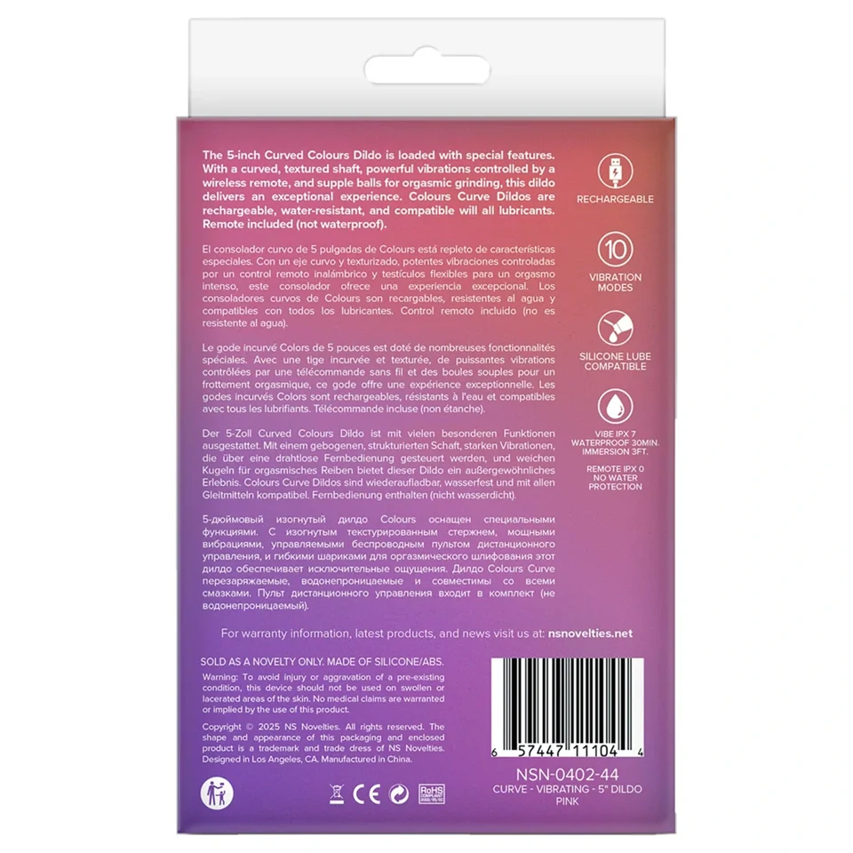 NS Novelties - 2in1 csiklóizgató és G-pont vibrátor (pink)