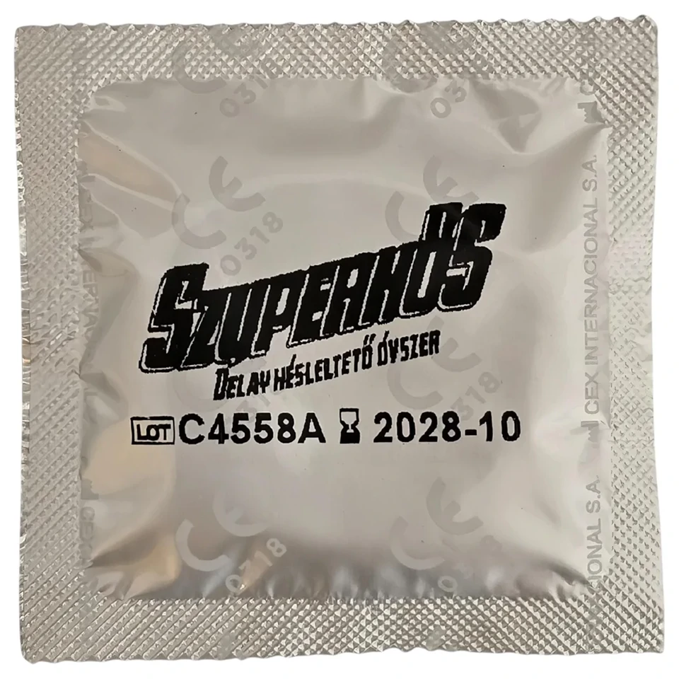 Szuperhős - késleltető hatású óvszer