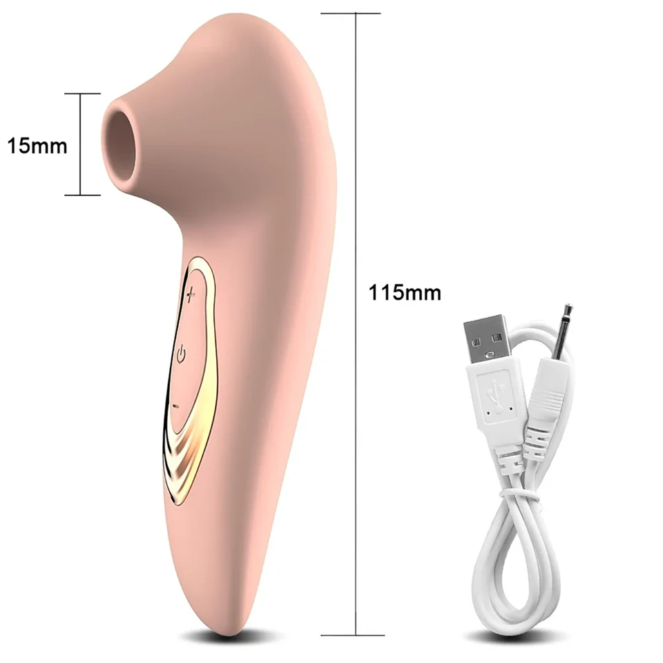 AlvUp - léghullámos csiklóizgató vibrátor (pink)