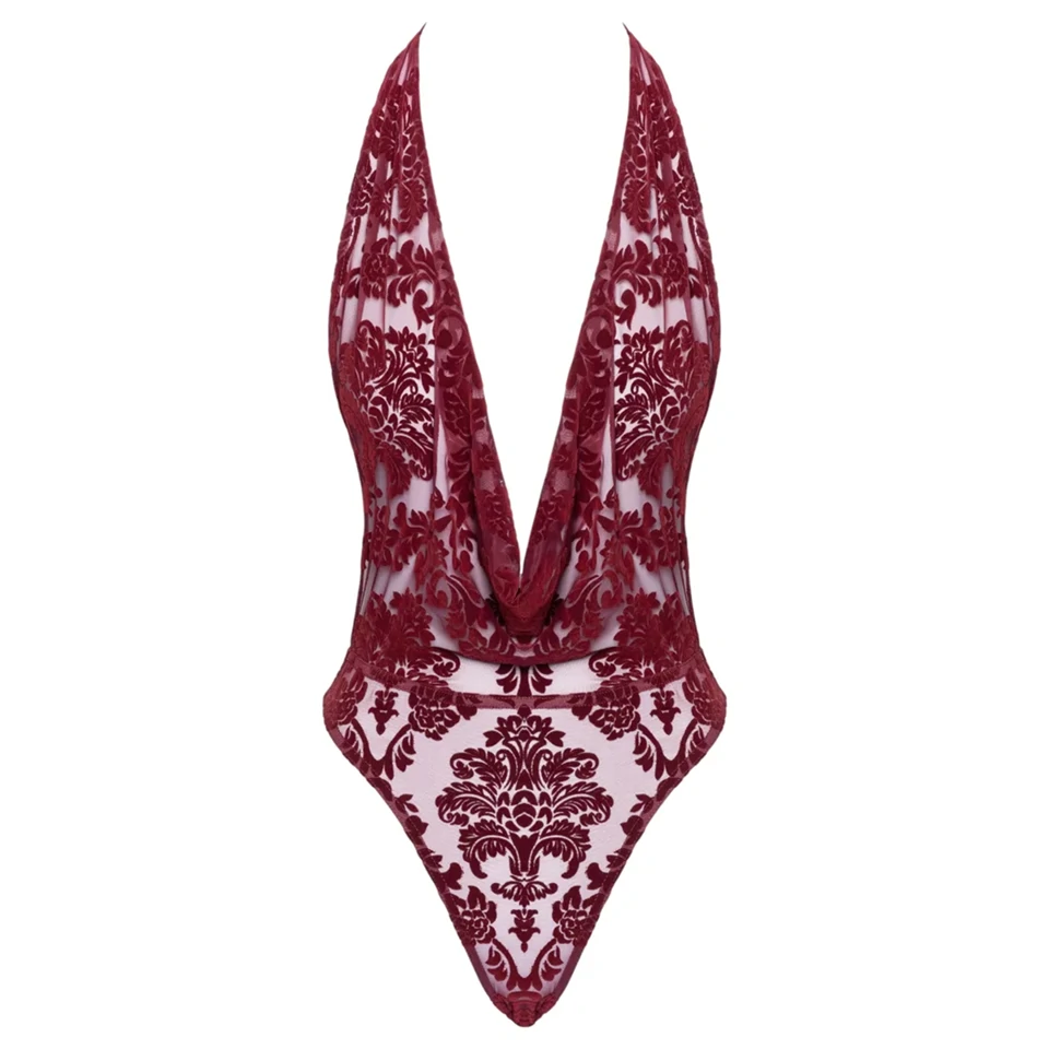 Noir Kink Royal - áttetsző body (piros)