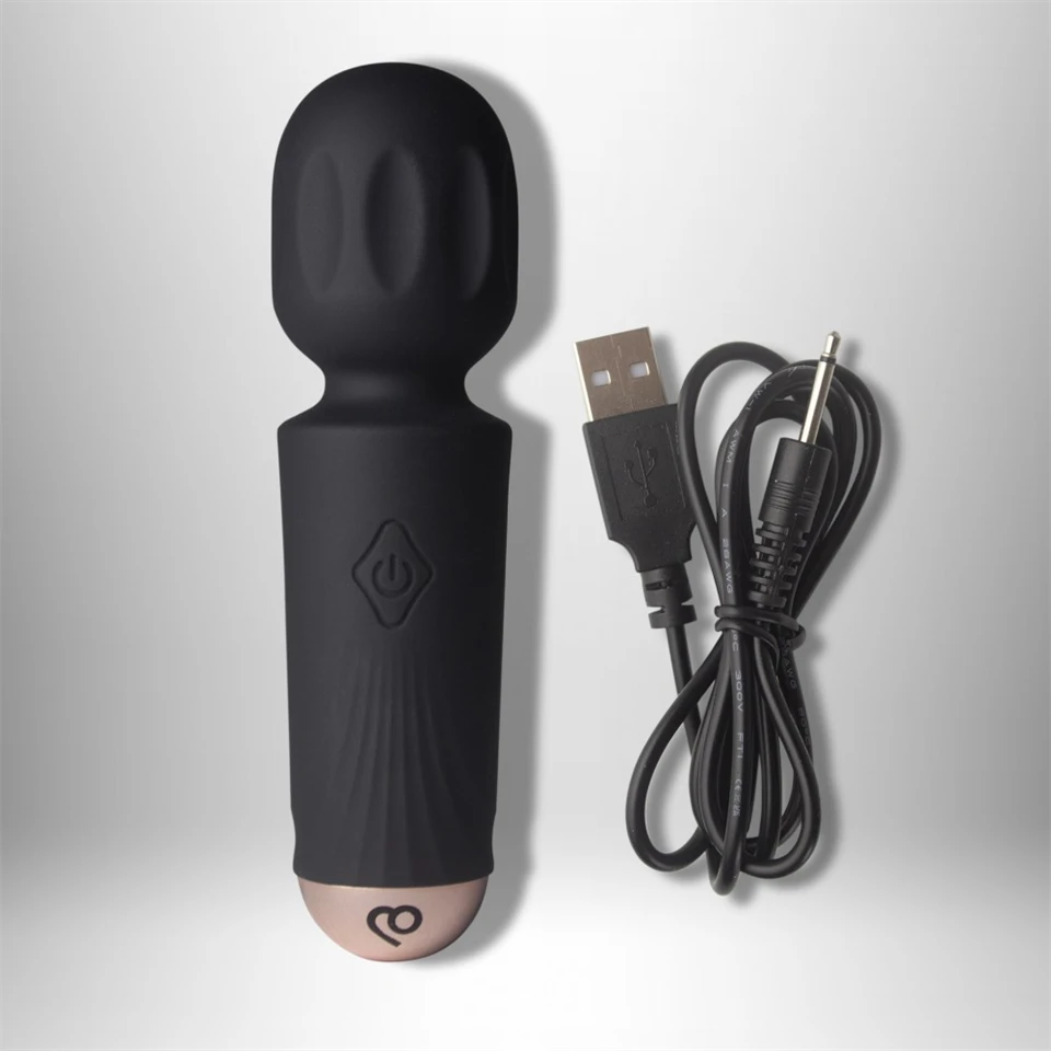 Rechargeable Mini Wand - Black Tulip