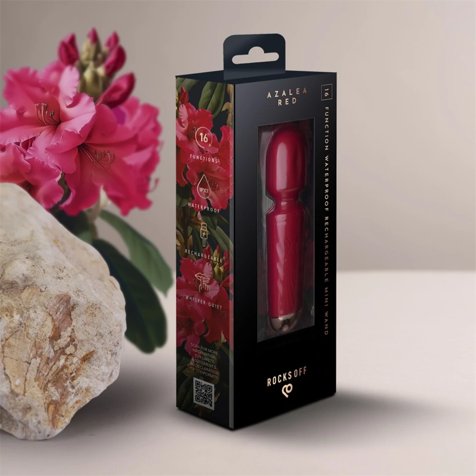 Rechargeable Mini Wand - Azalea Red