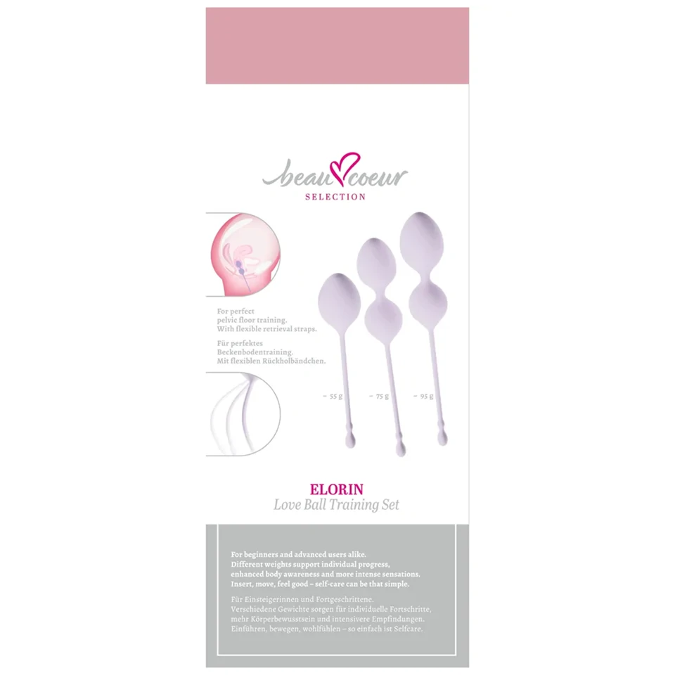 Beau Coeur Elorin - gésagolyó tréning szett - 3 részes (lila)