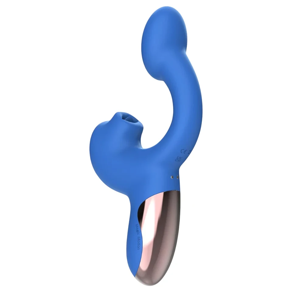 Magic Motion Magic Ponder - 2in1 csiklókaros vibrátor (kék)