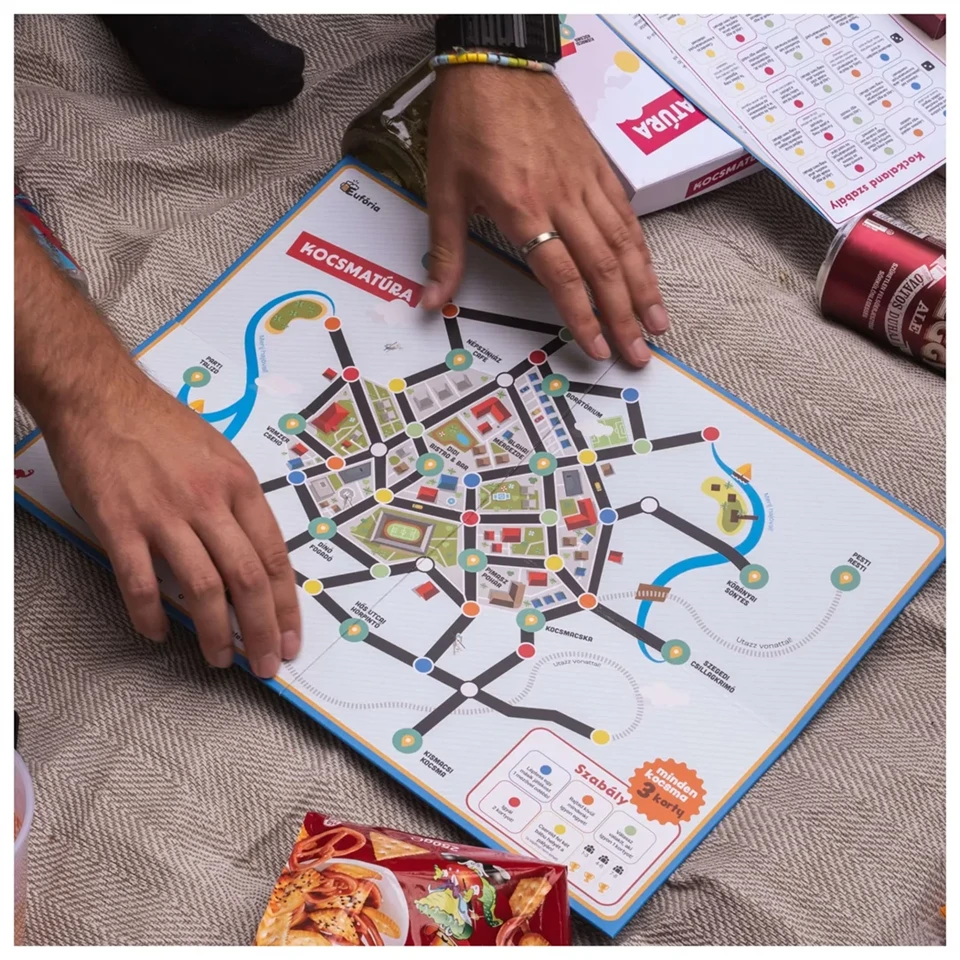 Eufória - Kocsmatúra iszogatós társasjáték