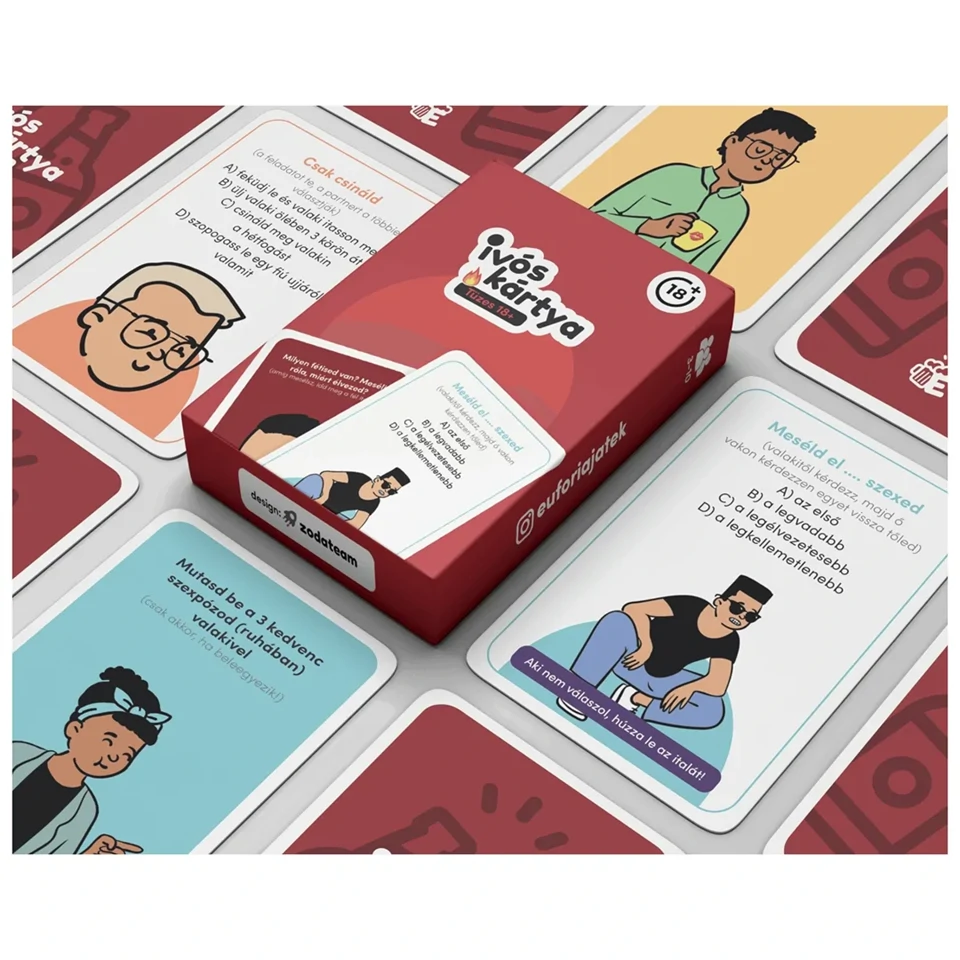 Eufória - Tüzes 18+ ivós kártyajáték