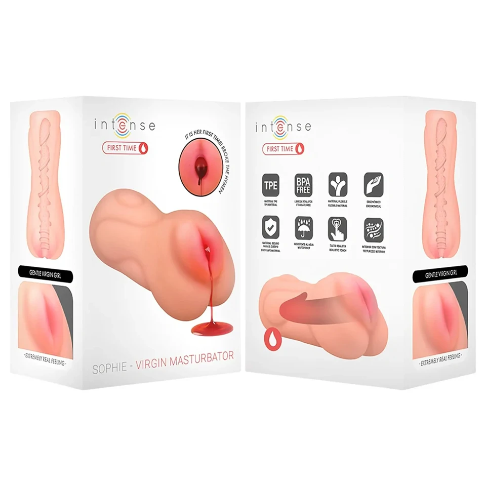 Intense First Time Sophie - élethű szűz műpunci maszturbátor (natúr)