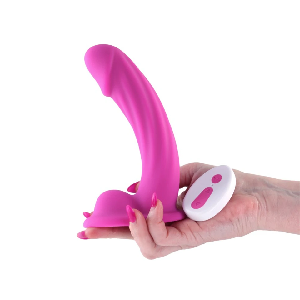 Colours - Curve - Vibrating - 6" Dildo - Pink