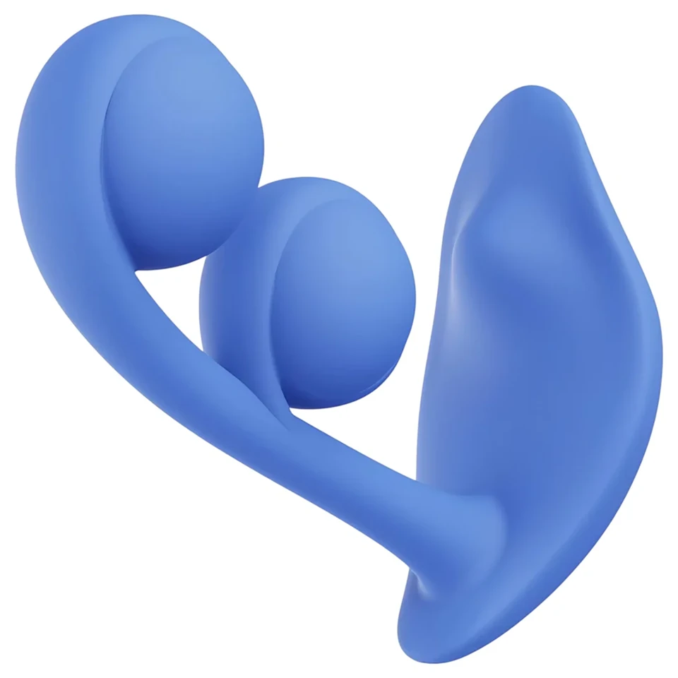 Honey Play Box Melody - okos, gyöngyös 2in1 vibrátor (kék)