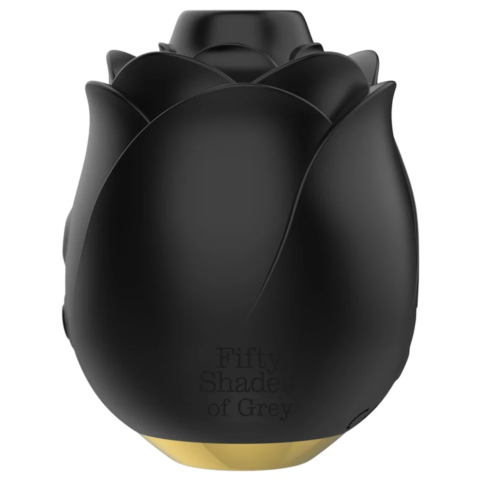 A szürke ötven árnyalata - léghullámos rózsa vibrátor (fekete)