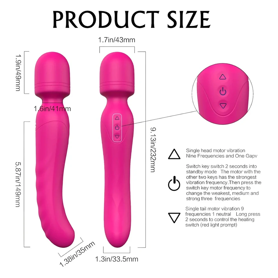 Sex HD Iris - 2 motoros melegítő masszírozó vibrátor (pink)