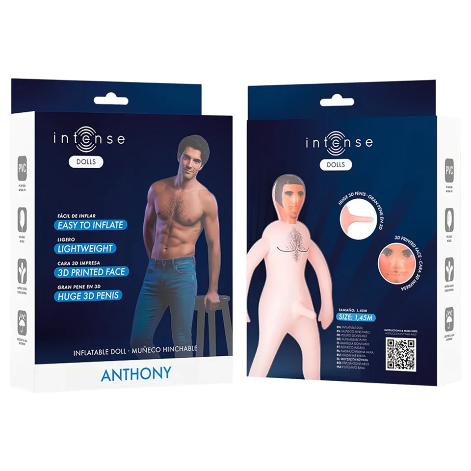 Intense Dolls Anthony - felfújható gumiférfi