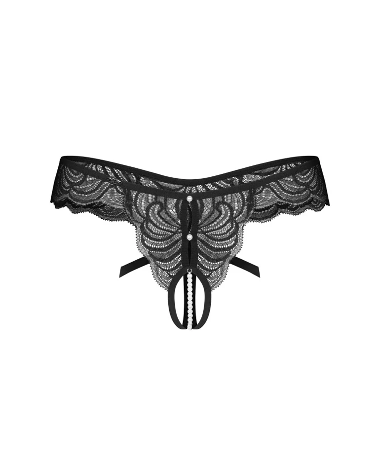 Trinise crotchless thong S/M