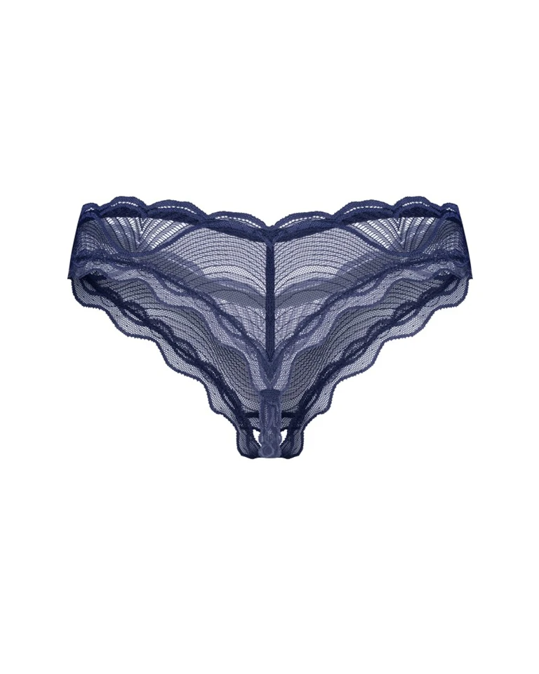 Nightly Blue crotchless thong XS/S