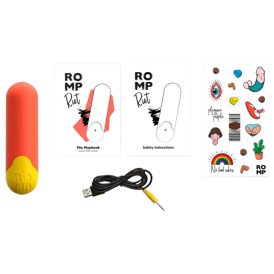 ROMP Riot - mini rúdvibrátor (narancs)