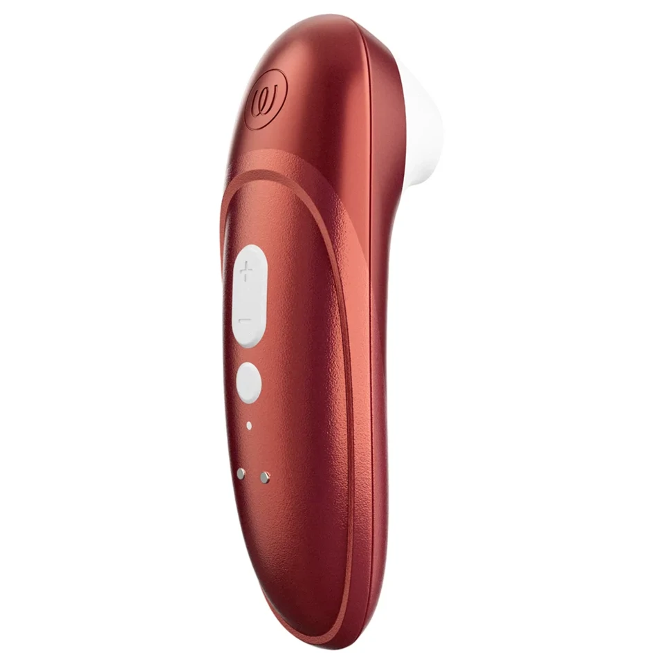 Womanizer Pro - léghullámos csiklóizgató (piros)