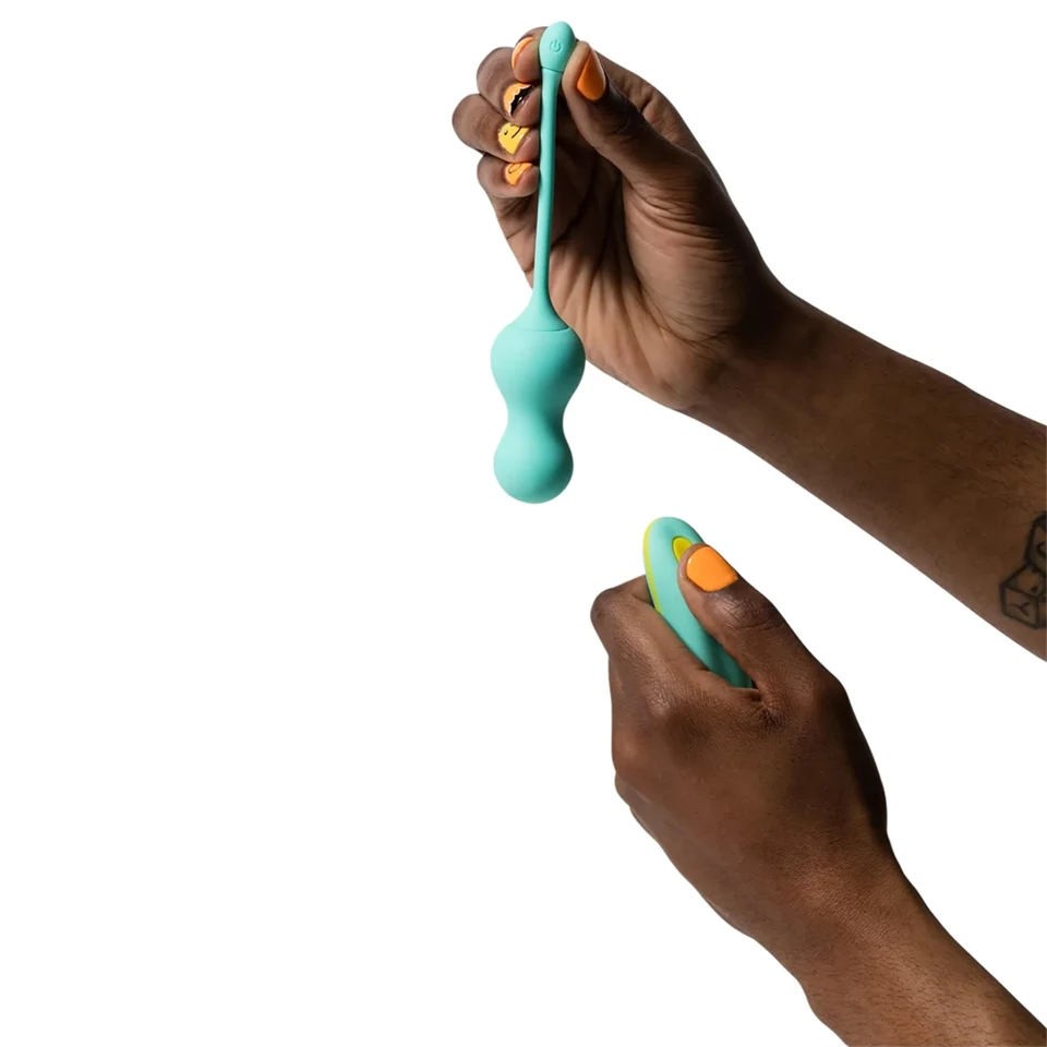 ROMP Cello - vibrációs gésagolyó távirányítóval (zöld)