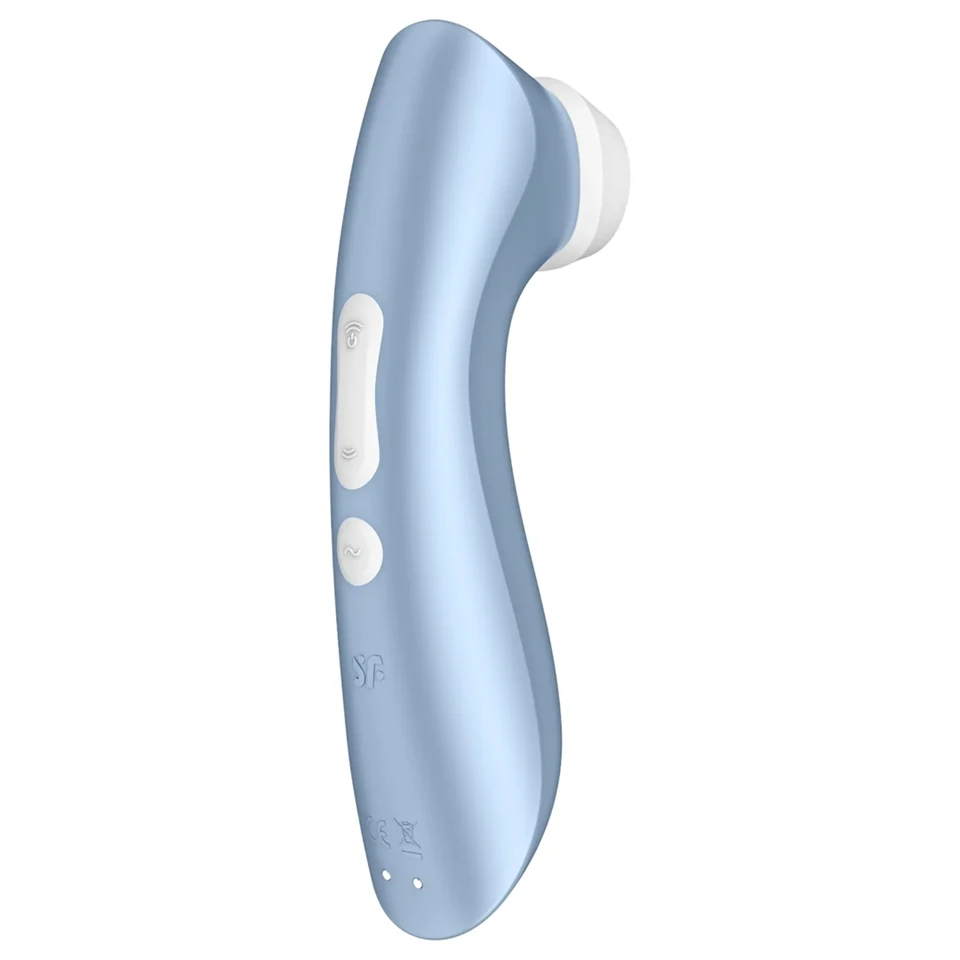 Satisfyer Pro 2+ léghullámos csiklóizgató (kék)