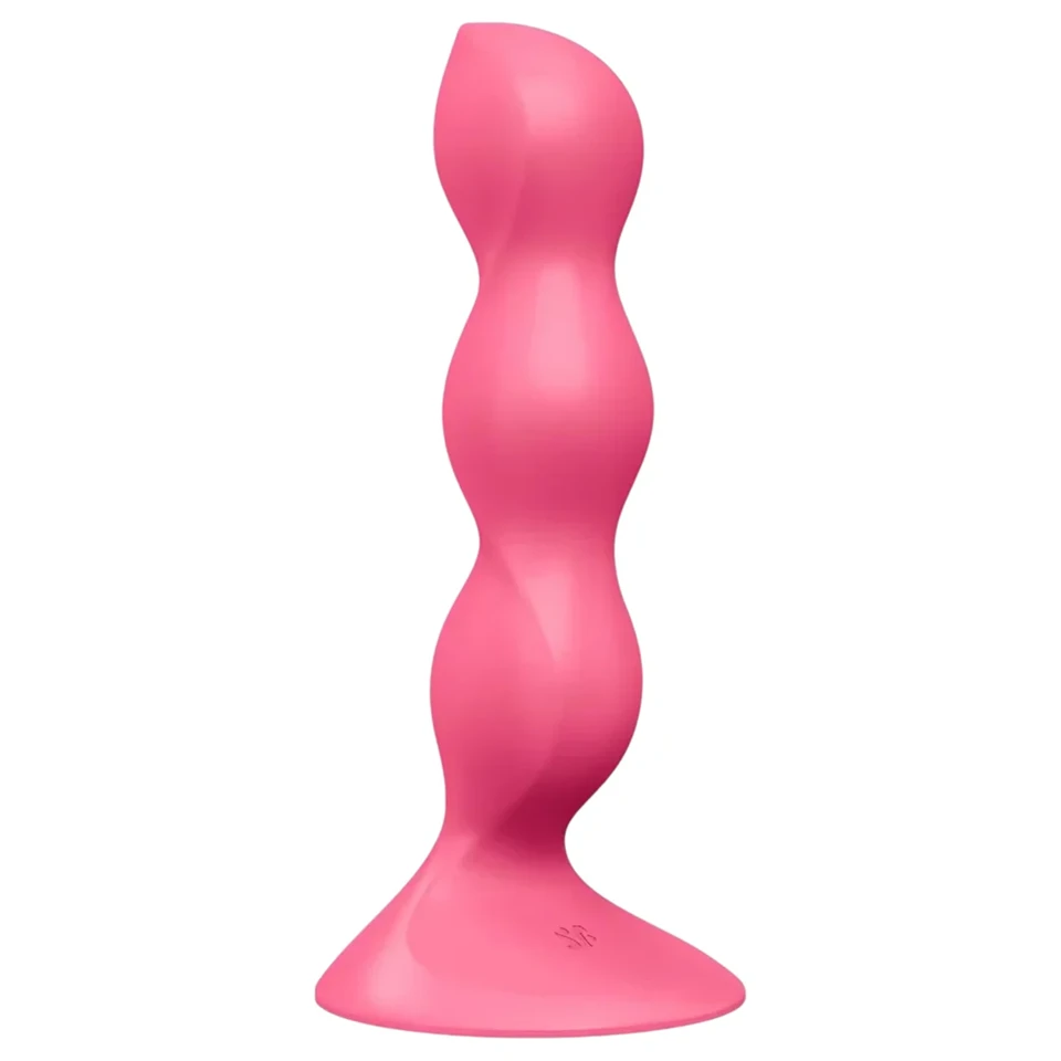 Satisfyer Triple Ball-R - gyöngyös análvibrátor (pink)