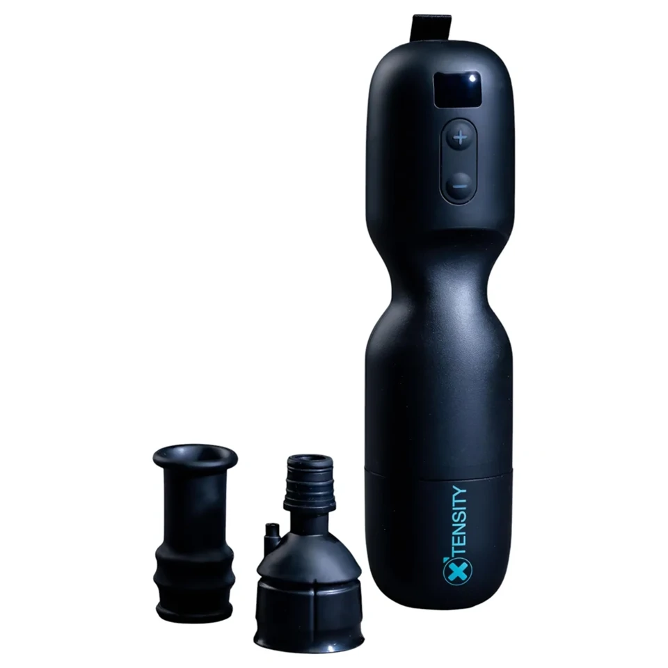 Xtensity 1 - vákuumos, pulzáló maszturbátor (fekete)
