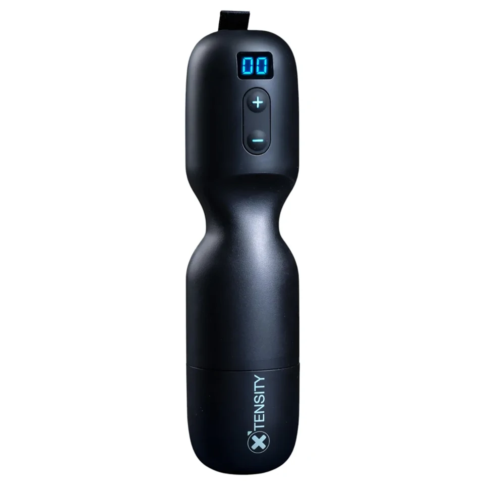 Xtensity 1 - vákuumos, pulzáló maszturbátor (fekete)