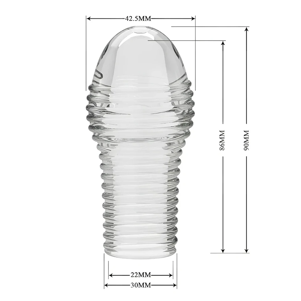 Pretty Love Hoytt - péniszköpeny (áttetsző)