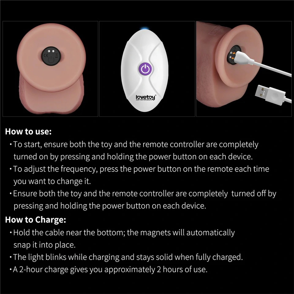 8" Vibrating Sliding Skin Pro II Silicone Dong