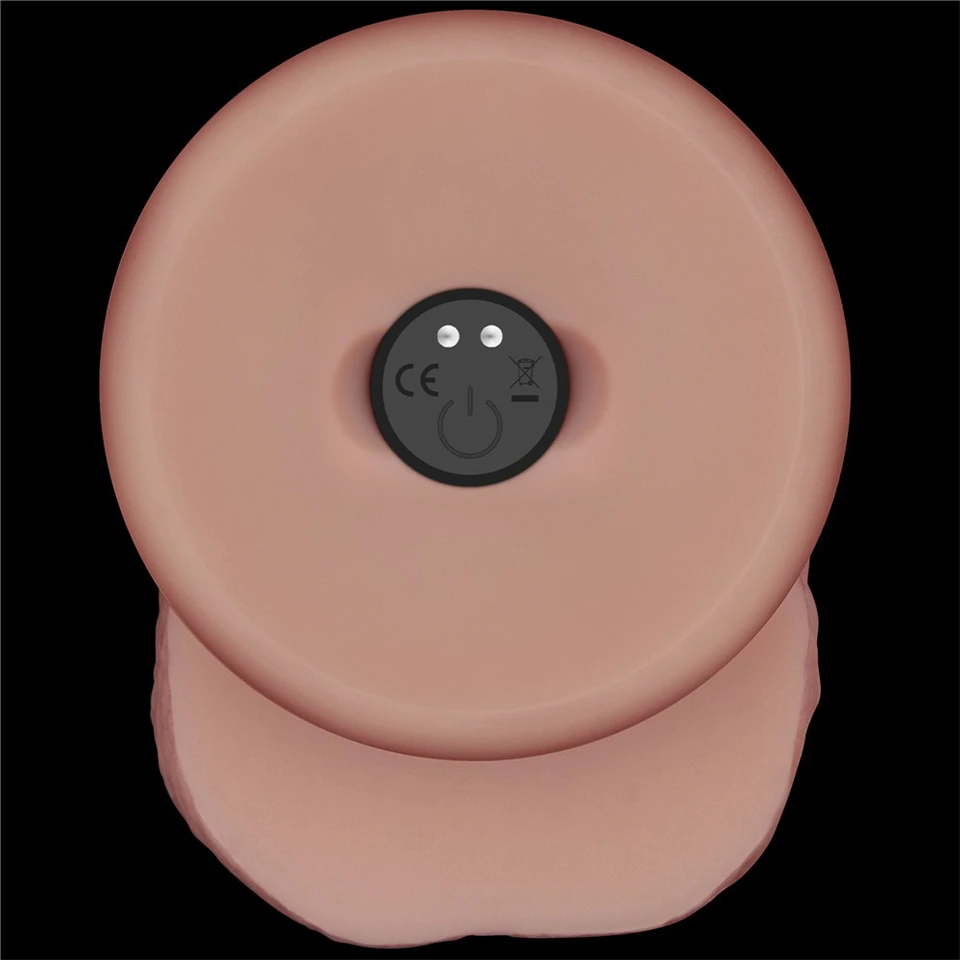 8.5" Vibrating Sliding Skin Pro II Silicone Dong